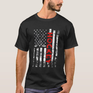 Camiseta Bandeira Americana Hóquei EUA Patriótico