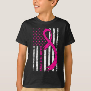 Camiseta Bandeira Americana Ignora Os Awarenes Do Cancer Da