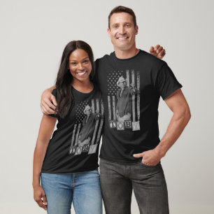 Camiseta Bandeira Americana Incomodada - Legenda Toby Keith