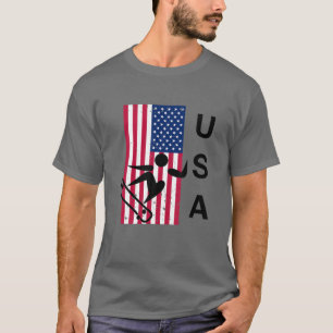 Camiseta Bandeira Americana Incomodada Orgulho Americano De