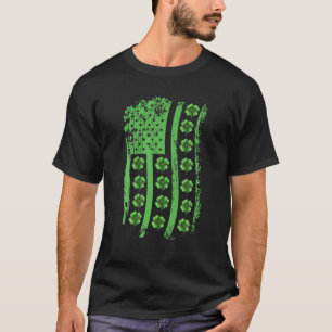 Camiseta Bandeira Americana Irlanda Bandeira Saint Patricks