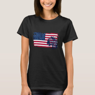 Camiseta Bandeira Americana Jaguar Shirt Jaguar Lover USA F