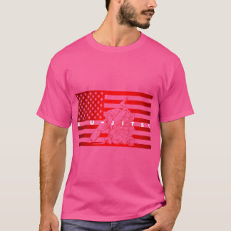 Camiseta Bandeira Americana Jiu - Roupa Jitsu - Jiu Jitsu