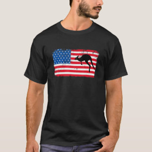 Camiseta Bandeira Americana Kangaroo Kids Men Women 4 De Ju