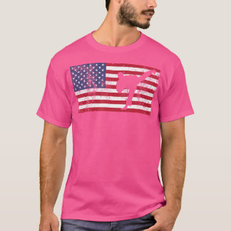 Camiseta Bandeira Americana Karate Usa Luta Patriótica Espo