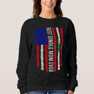 Camiseta Bandeira Americana Líbano Melhor Solteiro Mãe Nunc