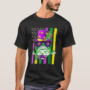 Camiseta Bandeira Americana Mardi Gras Pesca Pescador Peixe