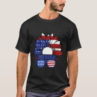 Camiseta Bandeira Americana Merica 4 de Julho Dia da Indepe