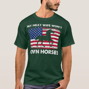 Camiseta Bandeira Americana Minha Próxima Esposa Não Possui