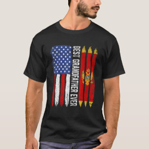 Camiseta Bandeira Americana Montenegro Melhor Avô