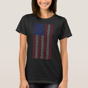 Camiseta Bandeira Americana Mulheres Crianças Merica EUA