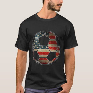 Camiseta Bandeira Americana No Futebol Ll - Bandeira do Fut