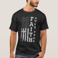 Bandeira Americana Orgulha A Fé Cristã Sobre O Med