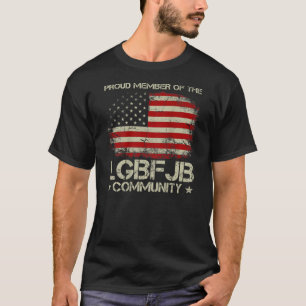 Camiseta Bandeira Americana Orgulhosa Membro Da Comunidade
