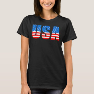 Camiseta Bandeira Americana Patriódica 4 De Julho América 1