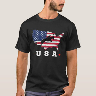 Camiseta Bandeira Americana Patriota Americana Bandeira Ame