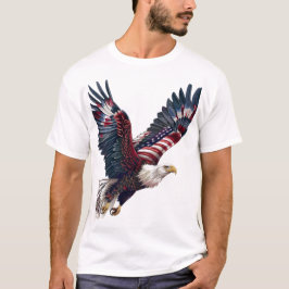 Camiseta Bandeira Americana Patriótica