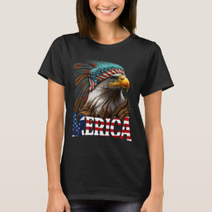 Camiseta Bandeira Americana Patriótica 4º De Julho Merica 1