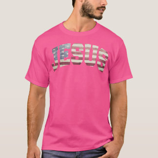 Camiseta Bandeira Americana Patriótica 4 De Julho De Jesus