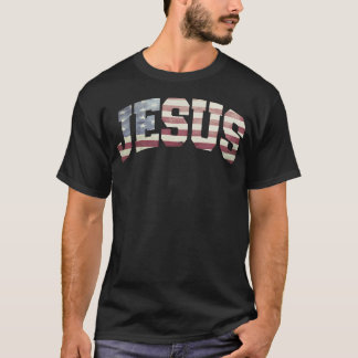Camiseta Bandeira Americana Patriótica 4 De Julho De Jesus