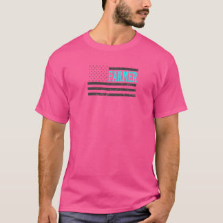 Camiseta Bandeira Americana Patriótica Bandeira Farmer