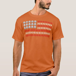 Camiseta Bandeira Americana Patriótica Baseball 10