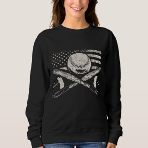 Camiseta Bandeira Americana Patriótica Baseball design Base