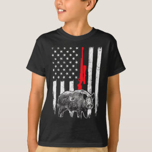 Camiseta Bandeira Americana Patriótica - Caça a Nave Selvag