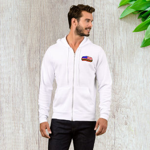 Camiseta Bandeira Americana Patriótica Cão Quente