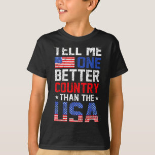 Camiseta Bandeira americana patriótica engraçada do dia da 
