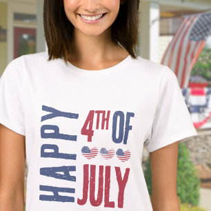 Camiseta Bandeira americana patriótica EUA 4 de julho