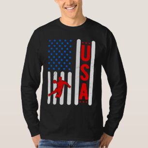 Camiseta Bandeira Americana Patriótica EUA Homens Mulheres