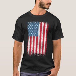 Camiseta Bandeira Americana Patriótica Para Homens Meninos