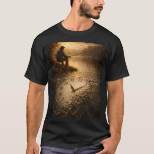 Camiseta Bandeira Americana Pesca EUA