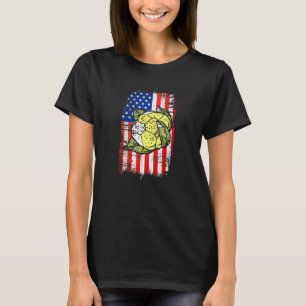 Camiseta Bandeira Americana Que Fazendeiros Cauliflower Ado