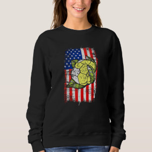 Camiseta Bandeira Americana Que Fazendeiros Cauliflower Ado