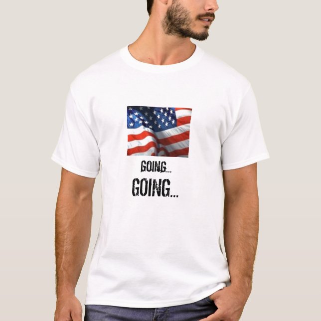 CAMISETA BANDEIRA AMERICANA QUE VAI… (Frente)
