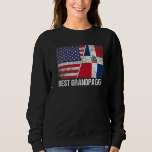 Camiseta Bandeira Americana República Dominicana Melhor Avô