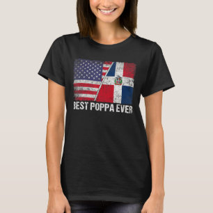 Camiseta Bandeira Americana República Dominicana Melhor Pop