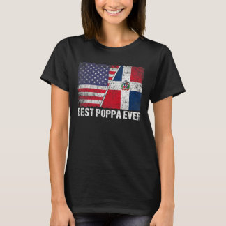 Camiseta Bandeira Americana República Dominicana Melhor Pop