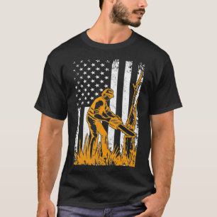 Camiseta Bandeira Americana Retroarborista 4 De Julho Ameri