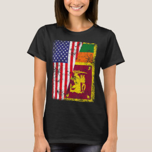 Camiseta Bandeira Americana Retroativa Patriótica Bandeira