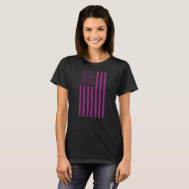 Camiseta Bandeira Americana Roxa