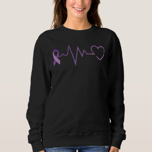 Camiseta Bandeira Americana Roxa Conscientização sobre Alzh