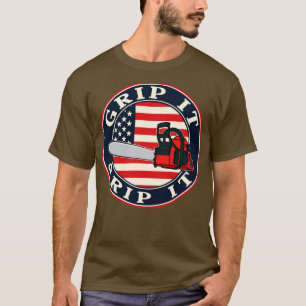 Camiseta Bandeira Americana Segure-o e empate-o