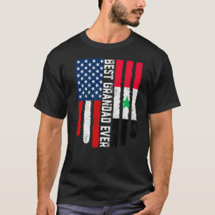 Camiseta Bandeira Americana Síria: A melhor família do mund