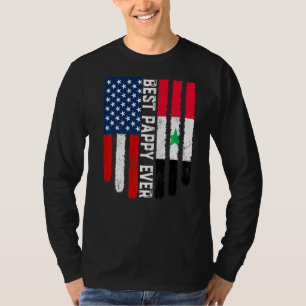 Camiseta Bandeira Americana Síria: Melhor Papada Da Família