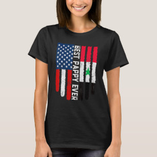 Camiseta Bandeira Americana Síria: Melhor Papada Da Família