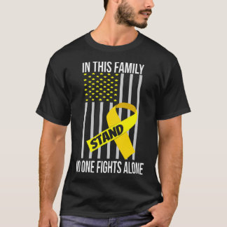 Camiseta Bandeira Americana Spina Bifida Ribbon Spina Bifid
