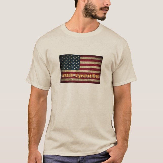 Camiseta Bandeira americana SUA SPONTE (Frente)